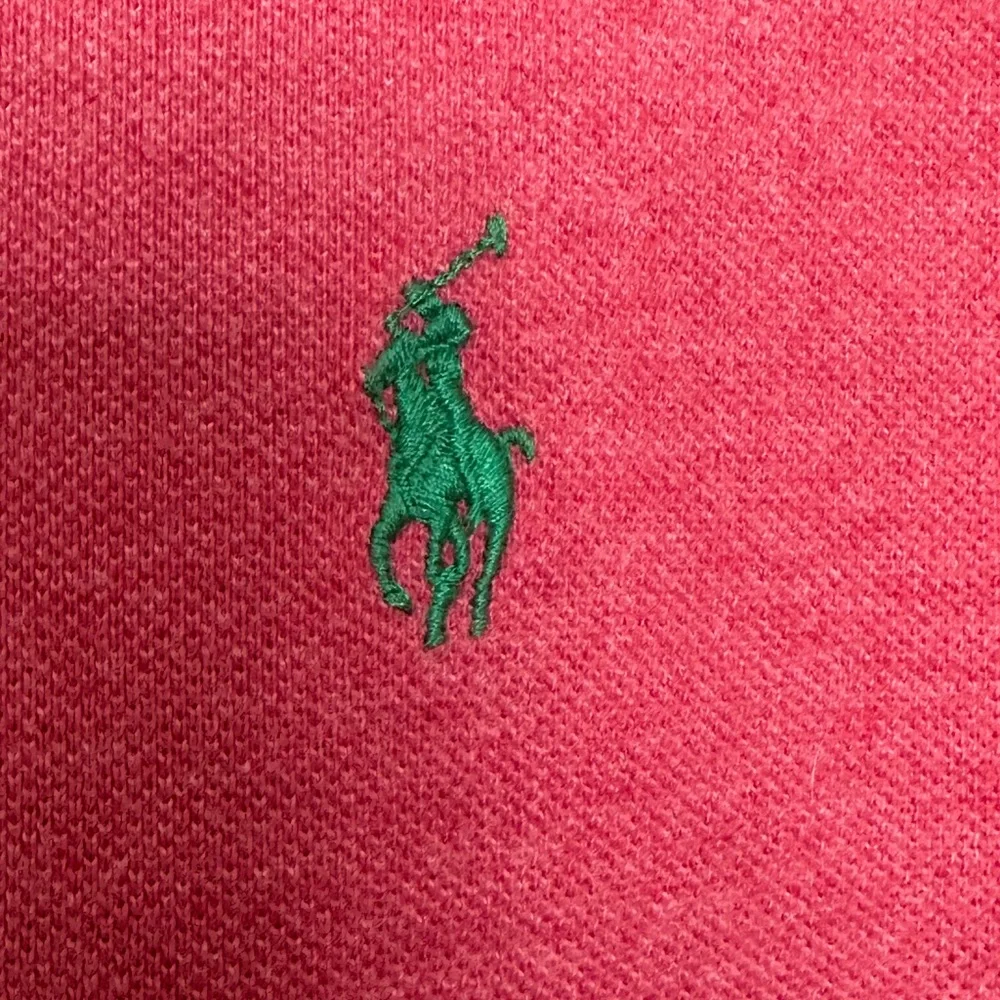 Polo Ralph‎ Lauren Polo Shirt Mens L Red/Pink Heather 100% Cotton Short Sleeve